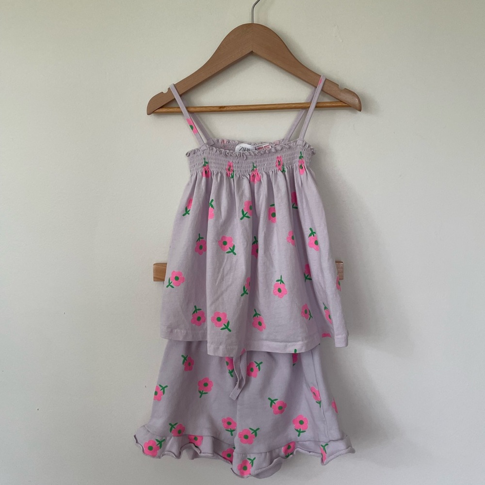 Zara Pink Floral Matching Set